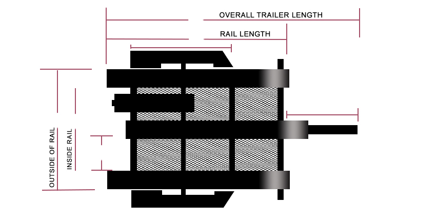 7' Echo Motorcycle Trailer Schematic